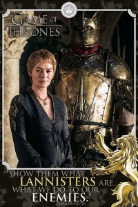 plakat z serialu gra o tron