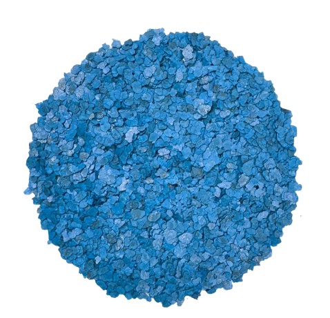 mika do świec w kolorze niebieskim