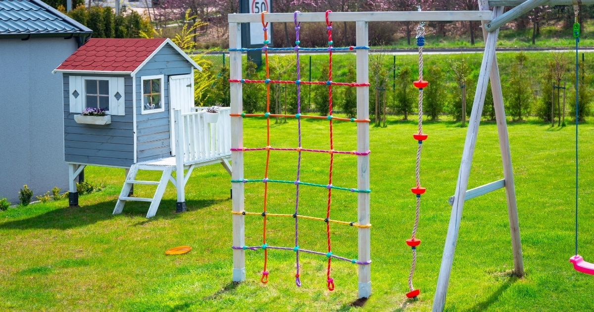 plac zabaw dla dzieci do ogrodu