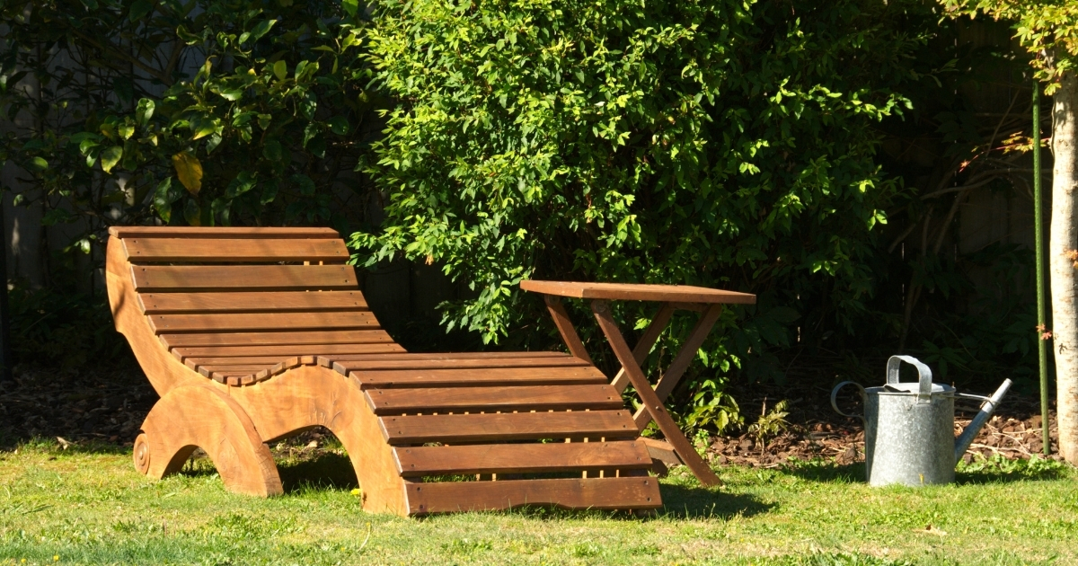 leżaki ogrodowe